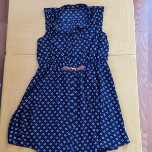 Always Indigo 2x Blue Buckle Dress